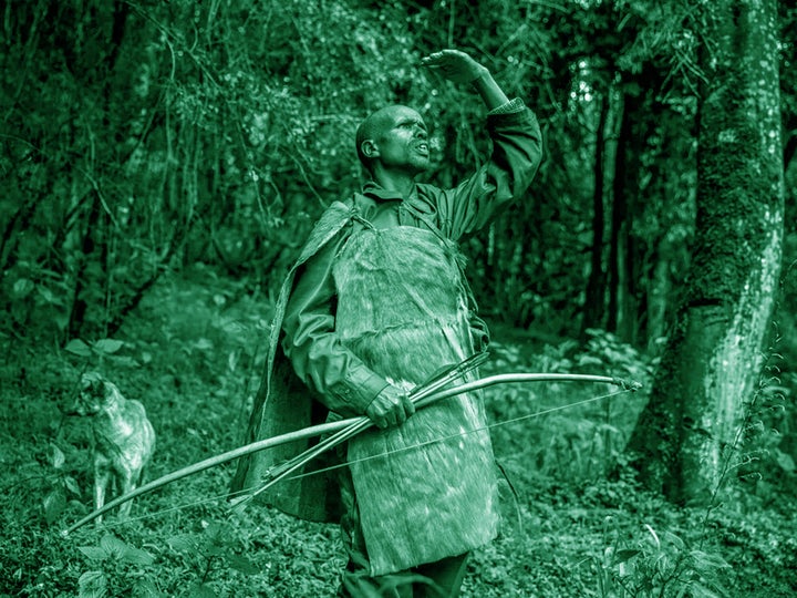 <p>Ogiek hunter Joseph Kipkemoi Lesingo, a  member of an indigenous group hit hard by climate change</p>